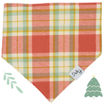 Bonfire Plaid Dog Bandana