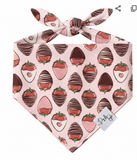 Chocolate-Dipped Strawberries Dog Bandana