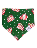 Christmas Cake Cravings Dog Bandana