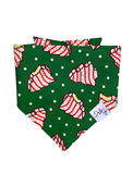 Christmas Cake Cravings Dog Bandana