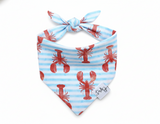 Coastal Lobster Dog Bandana | Nautical Style | Dog & Taylor®