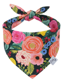 English Garden Navy Dog Bandana
