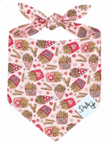 Fries Before Guys Dog Bandana