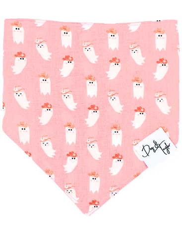 Rodeo Ghost Dog Bandana | Pink Cowgirl Halloween Bandana | Dog & Taylor®