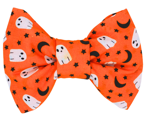 Ghostly Night Dog Hair Bow