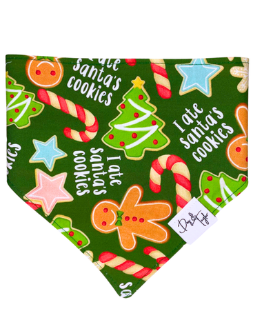 I Ate Santa’s Cookies Dog Bandana
