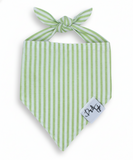 Key Lime Dog Bandana | Preppy Seersucker Bandana | Dog & Taylor®