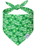 Pet Me I'm Irish Dog Bandana