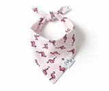 Preppy Flamingos Dog Bandana | Dog & Taylor®