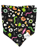 Pumpkin, Bones & Candy Corns Dog Bandana | Festive Halloween Pet Style | Dog & Taylor®