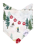 Ski Trip Dog Bandana | Winter Adventure Dog Scarf by Dog & Taylor®