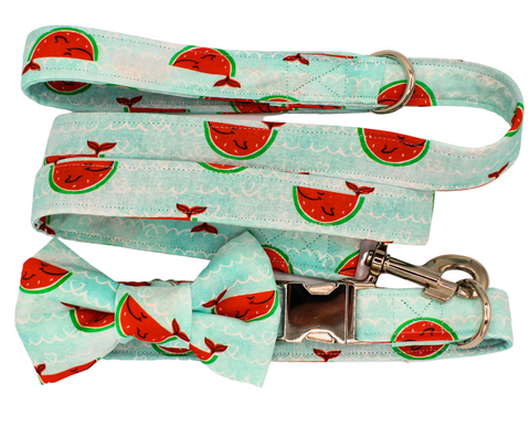Happy Watermelon Fish tie-on bandana + Matching Scrunchie for Dog Mom. – DOG  & TAYLOR