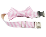 Pretty In Pink Slip-on Bandana + Collar + Bow (Set of 3)