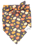 Pumpkin Tie-On Bandana