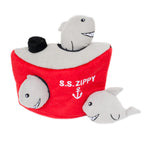 Zippy Burrow - Shark 'n Ship - Dog Toy - ZippyPaws - Dog & Taylor